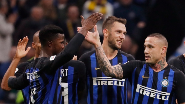 Inter Milan Celebrate