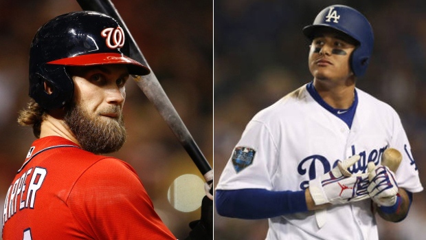 Harper and Machado, Getty Images Harper and Machado