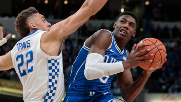 RJ Barrett Reid Travis, The Canadian Press RJ Barrett Reid Travis