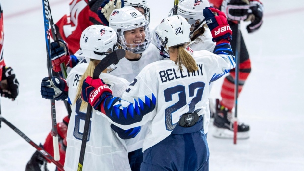 Team USA Celebrates, The Canadian Press Team USA Celebrates