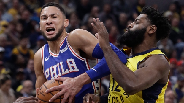 Ben Simmons and Tyreke Evans , The Canadian Press Ben Simmons and Tyreke Evans