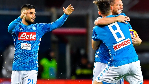 Fabian Ruiz Dries Mertens Lorenzo Insigne, The Canadian Press Fabian Ruiz Dries Mertens Lorenzo Insigne