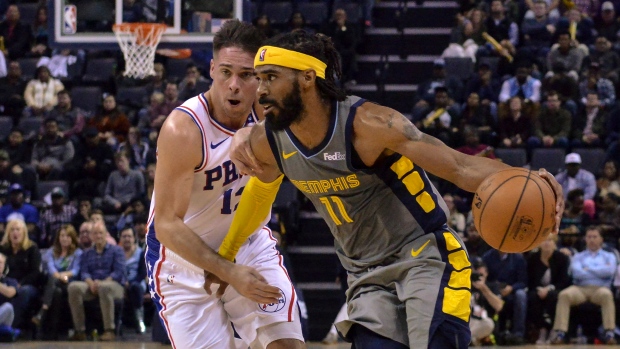 Mike Conley and T.J. McConnell 