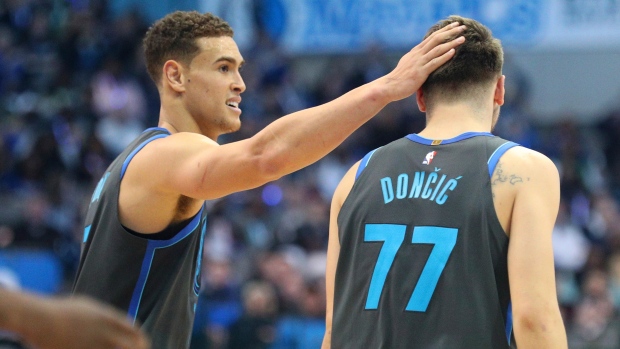 Dwight Powell Luka Doncic