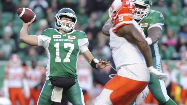Roughriders QB Zach Collaros out for West semifinal against Blue Bombers Article Image 0, The Canadian Press Roughriders QB Zach Collaros out for West semifinal against Blue Bombers Article Image 0