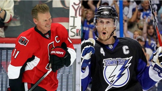 Daniel Alfredsson Vincent Lecavalier, Getty Images Daniel Alfredsson Vincent Lecavalier
