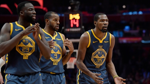 Draymond Green Andre Iguodala Kevin Durant, The Canadian Press Draymond Green Andre Iguodala Kevin Durant