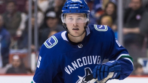 Brock Boeser, The Canadian Press Brock Boeser