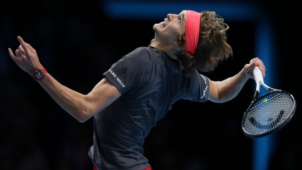 Alexander Zverev, The Canadian Press Alexander Zverev