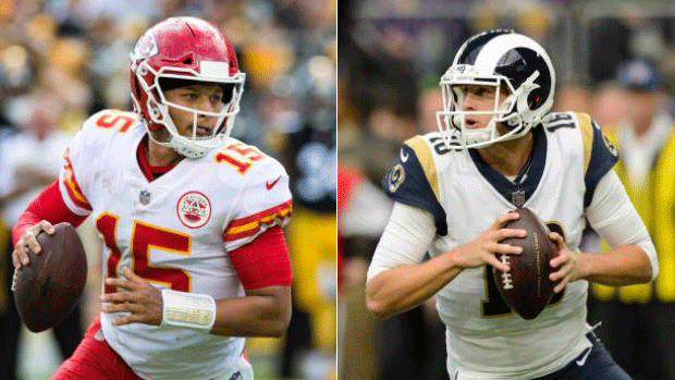 Patrick Mahomes and Jared Goff, Getty Images Patrick Mahomes and Jared Goff