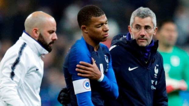 France forward Mbappe injured vs. Uruguay Article Image 0