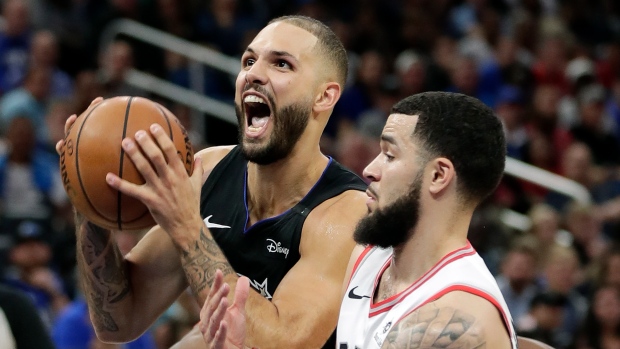 Evan Fournier, Fred VanVleet , The Canadian Press Evan Fournier, Fred VanVleet