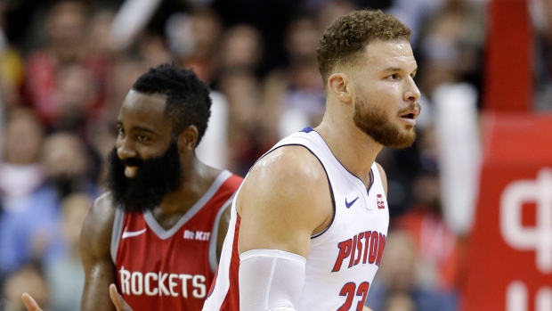 James Harden and Blake Griffin 