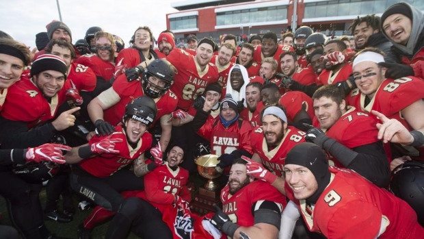 Laval Rouge et Or, The Canadian Press Laval Rouge et Or