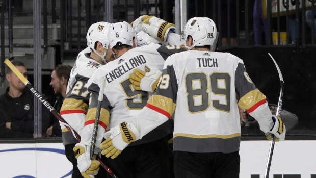 Golden Knights celebrate