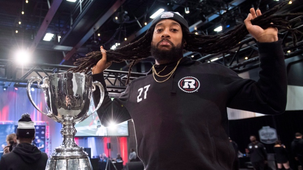 Ottawa Redblacks defensive back Sherrod Baltimore