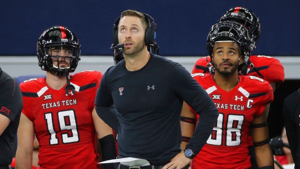 Kliff Kingsbury , The Canadian Press Kliff Kingsbury