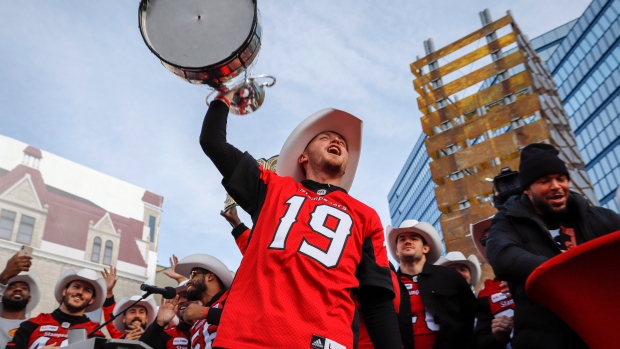 Bo Levi Mitchell, The Canadian Press Bo Levi Mitchell
