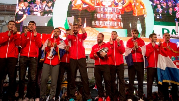 Croatia's Davis Cup team, The Canadian Press Croatia's Davis Cup team