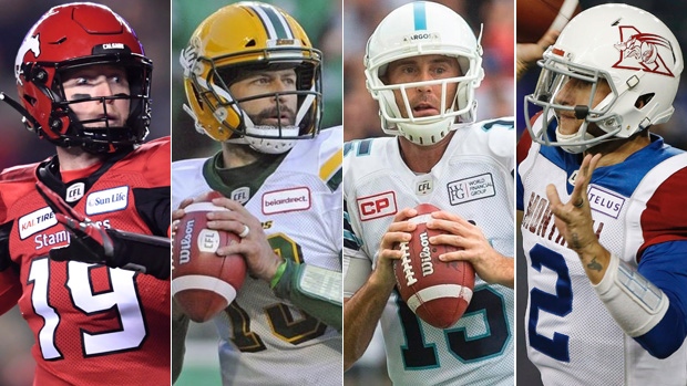 Bo Levi Mitchell Mike Reilly Ricky Ray Johnny Manziel, The Canadian Press Bo Levi Mitchell Mike Reilly Ricky Ray Johnny Manziel