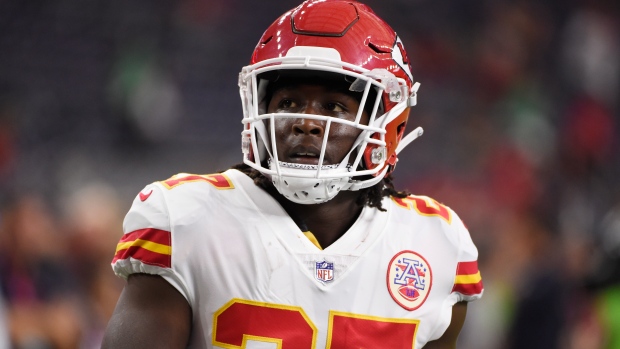 Kareem Hunt, The Canadian Press Kareem Hunt