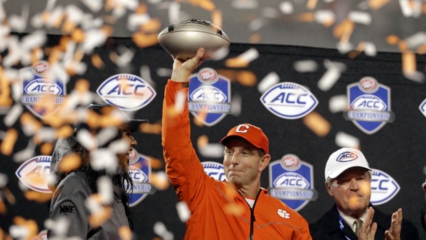 Dabo Swinney, The Canadian Press Dabo Swinney