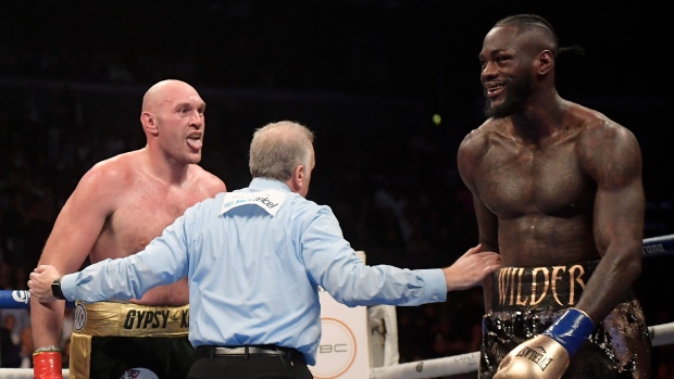 Tyson Fury Deontay Wilder, The Canadian Press Tyson Fury Deontay Wilder