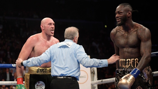 Tyson Fury Deontay Wilder, The Canadian Press Tyson Fury Deontay Wilder