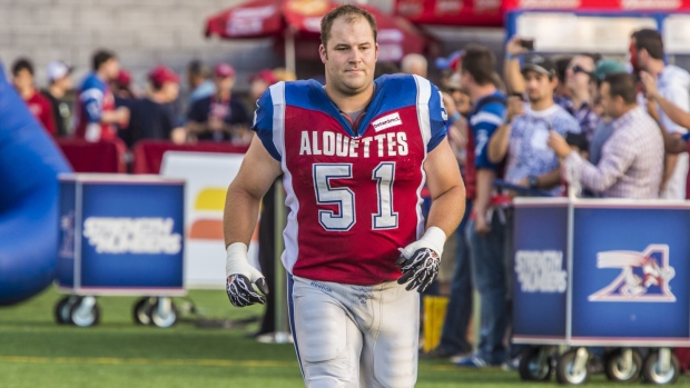 Kristian Matte, Montreal Alouettes Kristian Matte