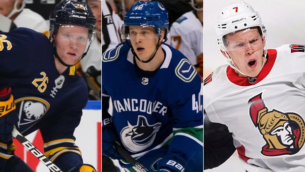 Dahlin, Pettersson, Tkachuk Dahlin, Pettersson, Tkachuk