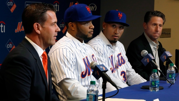 Brodie Van Wagenen Robinson Cano Edwin Diaz, The Canadian Press Brodie Van Wagenen Robinson Cano Edwin Diaz