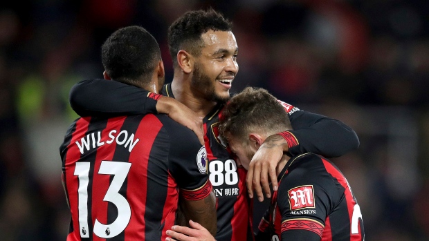 Bournemouth celebrates, The Canadian Press Bournemouth celebrates