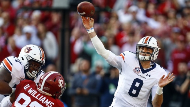 Jarrett Stidham (8), The Canadian Press Jarrett Stidham (8)