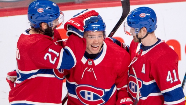 Montreal Canadiens celebrate, The Canadian Press Montreal Canadiens celebrate