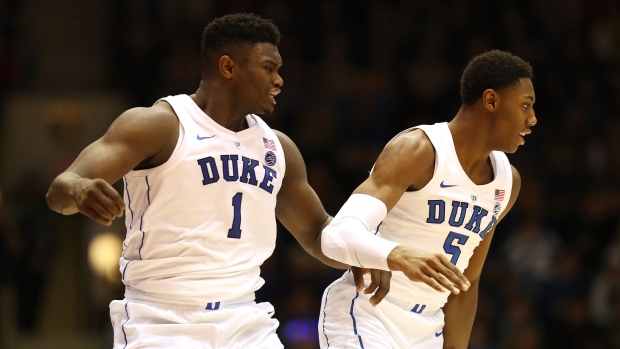 RJ Barrett and Zion Williamson, Getty Images RJ Barrett and Zion Williamson