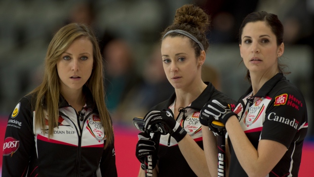 Rachel Homan, Joanne Courtney, Lisa Weagle