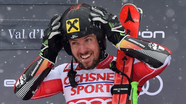 Marcel Hirscher, The Canadian Press Marcel Hirscher