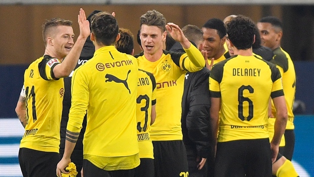 Dortmund celebrates, The Canadian Press Dortmund celebrates