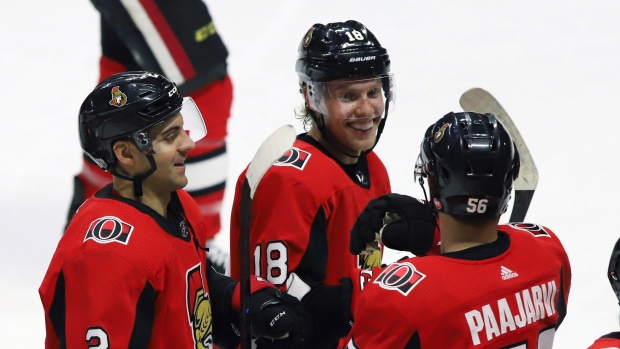 Ottawa Senators celebrate, Getty Images Ottawa Senators celebrate