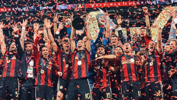 Atlanta United celebrates