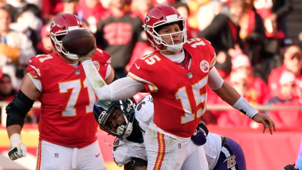 Patrick Mahomes, The Canadian Press Patrick Mahomes