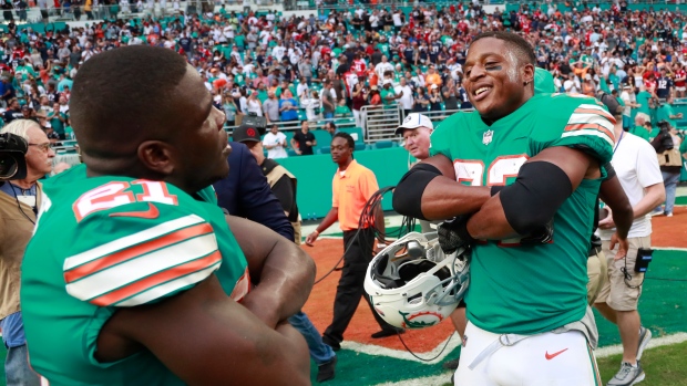 Frank Gore Kenyan Drake, The Canadian Press Frank Gore Kenyan Drake