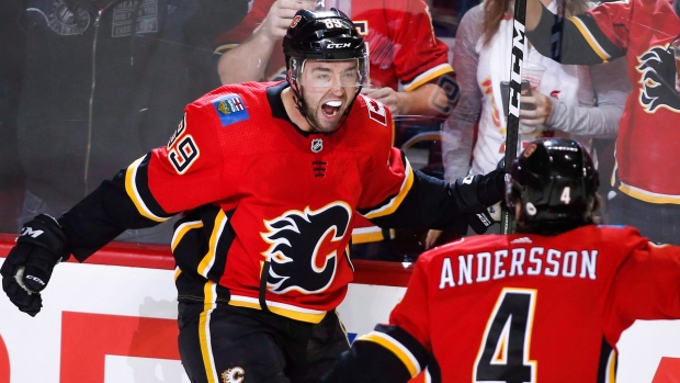 Calgary Flames celebrate