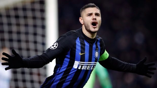 Mauro Icardi, The Canadian Press Mauro Icardi