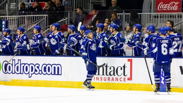 Syracuse Crunch celebrate