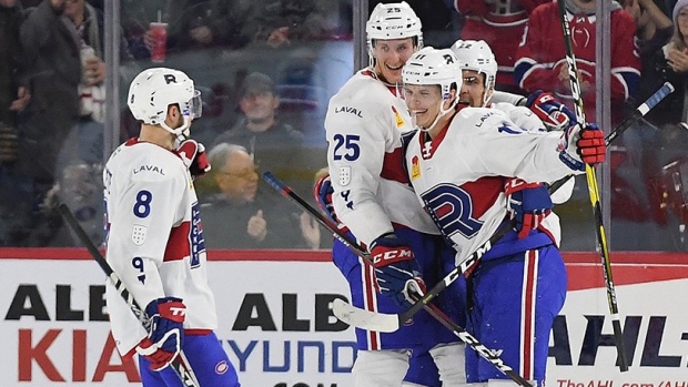 Laval Rocket celebrate, Laval Rocket on Twitter Laval Rocket celebrate