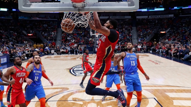 Anthony Davis, The Canadian Press Anthony Davis