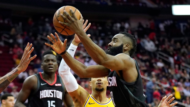 James Harden , The Canadian Press James Harden