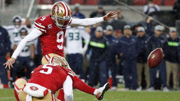 Robbie Gould, The Canadian Press Robbie Gould