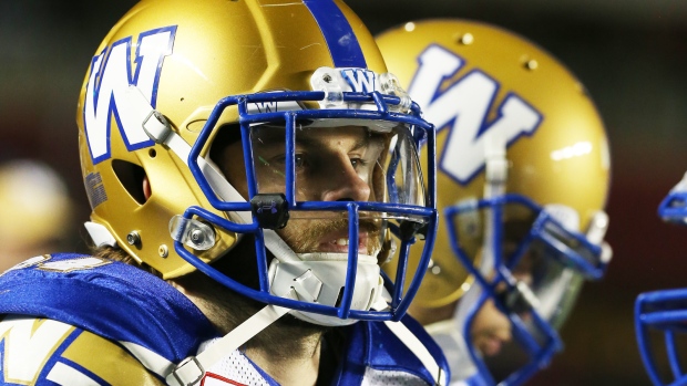 Jesse Briggs, Winnipeg Blue Bombers Jesse Briggs